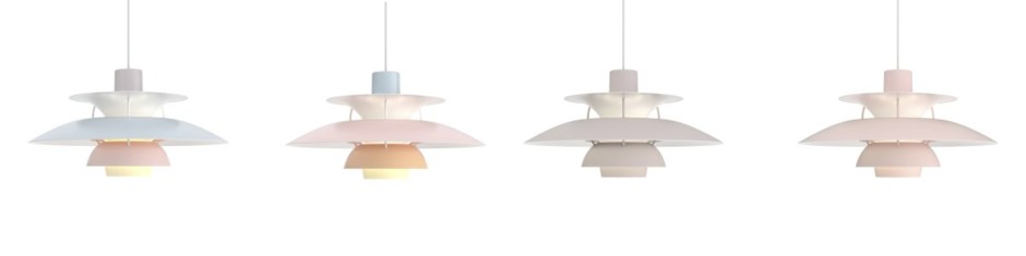 PH 5 Pendant Lamp - Pastels by Louis Poulsen