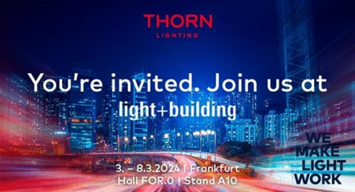 City of Thorn auf der Light + Building 2024 HIGHLIGHT