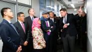 Halimah Yacob, Staatspräsidentin von Singapur, zu Besuch im ABB-Ausbildungszentrum Heidelberg