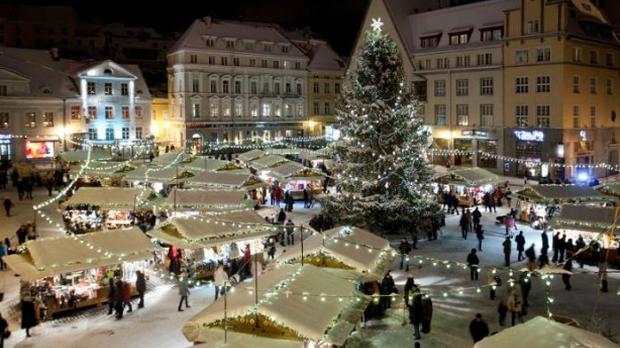 Weihnachtsmarkt in der Tallinner Altstadt - Quelle: ChristmasMarket.ee/Sergei Zjuganov