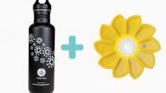 Edelstahl-Trinkflasche von Little Sun und Klean Kanteen