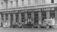 Kolarz-Gründungsgeschäft 1918 in der Wiener Skodagasse.
