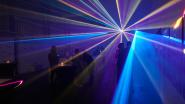 Futuristische Lasershow bei der Neueröffnung der Oligo-Ausstellungsräume