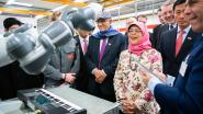 Halimah Yacob, Staatspräsidentin von Singapur, zu Besuch im ABB-Ausbildungszentrum Heidelberg