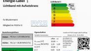 Musterabbildung des neuen FVLR-Energielabels